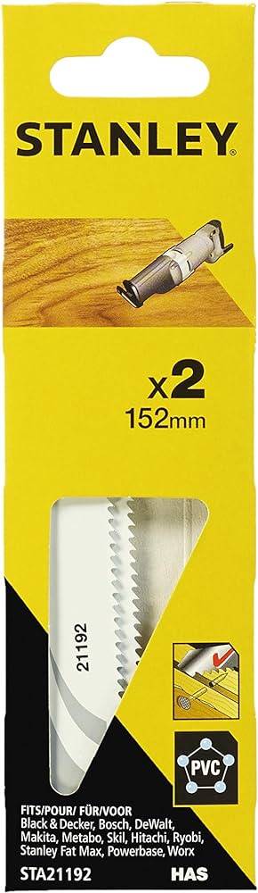 ΛΕΠΙΔΑ ΣΠΑΘΟΣΕΓΑΣ 152MM 2PCS WOOD-PVC-NAIL STA21192-XJ